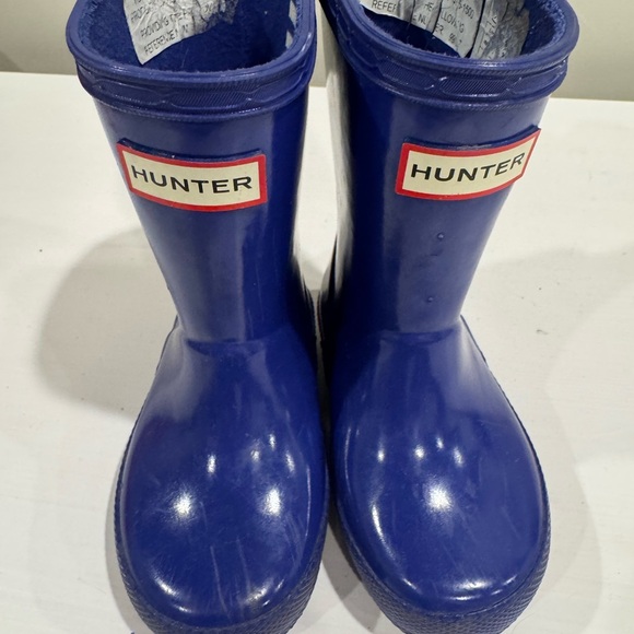 Hunter Kids Classic Navy Rain Boots - Picture 1 of 7